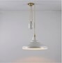 ORIGINAL BTC Rise & Fall School Light - Painted Putty Grey