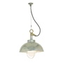 ORIGINAL BTC Shipyard Pendant Light - Galvanised, Frosted Glass