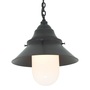 ORIGINAL BTC Ship's Large Deck Light,Weathered Brass - Opal Glas