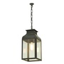 ORIGINAL BTC Pendant Lantern, Weathered Brass, Clear Glass
