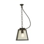 ORIGINAL BTC Quad Pendant Light, Weathered Brass, Clear, Closed Top - Small