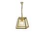 ORIGINAL BTC Quad Pendant Internally Glazed, Small, Clear - Polished brass