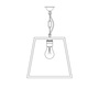 ORIGINAL BTC Quad Pendant Light, Internal Glass, Medium, Clear Glass