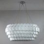 ORIGINAL BTC Cranton Oval Pendant Light, Sand and Taupe Braided Cable