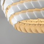 ORIGINAL BTC Cranton Oval Pendant Light, Sand and Taupe Braided Cable