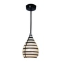 ORIGINAL BTC Circle Line Drop Pendant Light - Natural white & black
