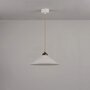ORIGINAL BTC Cobb Large Plain Pendant Light - Pendelleuchte - Naturfarben mit antikem Messing