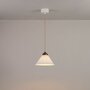 ORIGINAL BTC Cobb Small Plain Pendant Light - Pendelleuchte -  Naturfarben mit antikem Messing