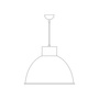 ORIGINAL BTC Giant Size 0 Pendant Light