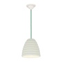 ORIGINAL BTC Hector Bibendum Size 2 Pendant Light - Natural White with Green Cable