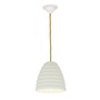 ORIGINAL BTC Hector Bibendum Size 2 Pendant Light - Natural White with Yellow Cable