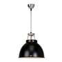 ORIGINAL BTC Titan Size 1 Pendant Light - Schwarz mit weißer Innenausstattung