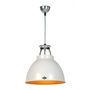 ORIGINAL BTC Titan Size 1 Pendant Light - Weiß mit goldener Innenausstattung
