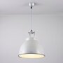 ORIGINAL BTC Titan Size 1 Pendant Light - Kittgrau mit geätztem Glas