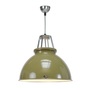 ORIGINAL BTC Titan Size 3 Pendant Light - Olive Green with White Interior