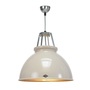 ORIGINAL BTC Titan Size 3 Pendant Light - Putty Grey with Bronze Interior