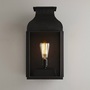 ORIGINAL BTC Wall Lantern Weathered Brass, Clear Glass
