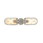 ORIGINAL BTC Weatherproof Ship's Double Well Glass - Chrome Plated, Clear Glass