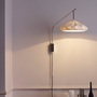 ORIGINAL BTC Hatton 4 Wall Light, Black Braided Cable