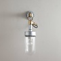 ORIGINAL BTC Well Glass Wall Light, Galvanised