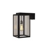 ORIGINAL BTC Small Portico Wall Light Weathered Brass, Clear Glass