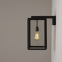 ORIGINAL BTC Small Portico Wall Light Weathered Brass, Clear Glass