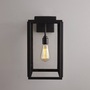 ORIGINAL BTC Small Portico Wall Light Weathered Brass, Clear Glass