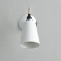 ORIGINAL BTC Hector Small Flowerpot Wall Light, Natural 