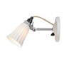 ORIGINAL BTC Hector Small Pleat Switched Wall Light, Natural