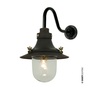 ORIGINAL BTC Ship's Small Decklight, Wall Light - Weathered copper clear