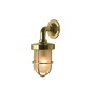 ORIGINAL BTC Miniature Weatherproof Ship's Well Glass - Polished Brass, Frosted Glass