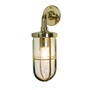Polished Brass, Clear Glass