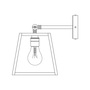 ORIGINAL BTC Quad Wall Light, Internally Glazed, Clear Glass