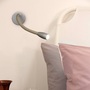 ORIGINAL BTC Jet Stream Wall Light - Clear anodised, off white