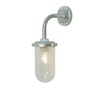 ORIGINAL BTC Bracket Light, 100W, Round, Swan Neck - Galvanised, Clear Glass