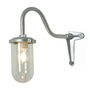 ORIGINAL BTC Bracket Light, 100W, Corner, Swan Neck - Galvanised, Clear Glass