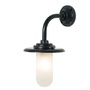ORIGINAL BTC Exterior Bracket Light, 60W, Round - Black, Frosted Glass