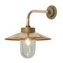 ORIGINAL BTC Exterior Bracket Light, Right Angle, Round - Gunmetal, Clear Glass