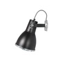 ORIGINAL BTC Stirrup 2 Wall Light with Etched Glass - Black