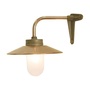 ORIGINAL BTC Exterior Bracket Light, Right Angle, Corner - Gunmetal, Frosted Glass