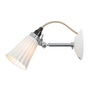 ORIGINAL BTC Hector Small Pleat Wall Light -  Natural white