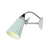 ORIGINAL BTC Hector Small Pleat Wall Light - Light green