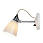 ORIGINAL BTC Hector Small Dome Wall Light Switched - Naturweiß