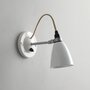 ORIGINAL BTC Hector Small Dome Wall Light Switched - Naturweiß