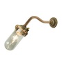 ORIGINAL BTC Exterior Bracket Light, No Ref, Canted, Round - Gunmetal, Clear Glass
