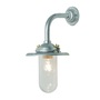 ORIGINAL BTC Exterior Bracket Light, Ref, Right Angle, Round - Galvanised, Clear Glass