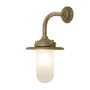 ORIGINAL BTC Exterior Bracket Light, Ref, Right Angle, Round - Gunmetal, Frosted Glass