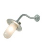 ORIGINAL BTC Exterior Bracket Light, Ref, Canted, Round - Galvanised, Frosted Glass