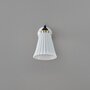 ORIGINAL BTC Hector Medium Pleat Wall Light - Naturweiß