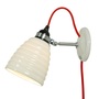 ORIGINAL BTC Hector Bibendum Wall, P/S/C -  Natural white with red cable